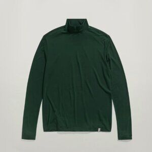 G-Star Essential Mock Loose Top Green Womens Size Small